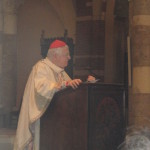 1 Il Cardinale Angelo Scola durante l’omelia in Sant’Amrogio